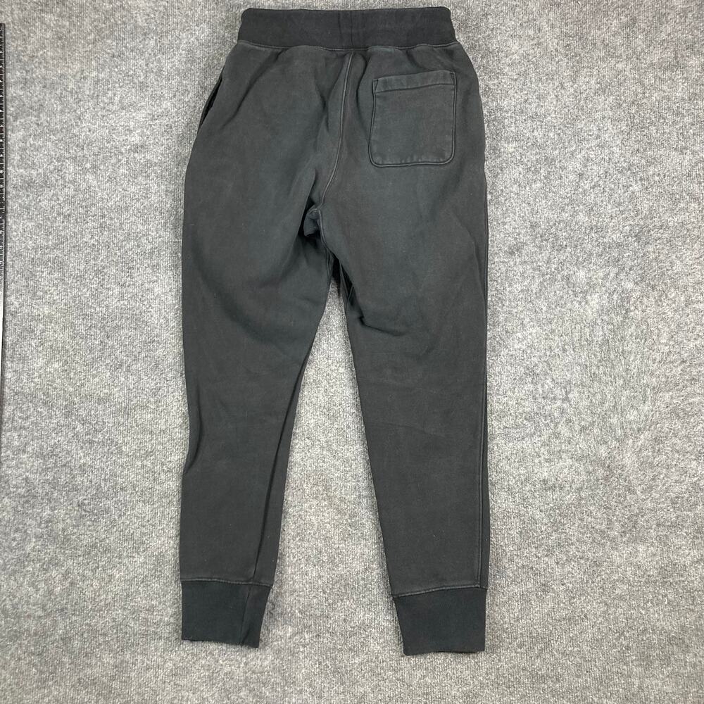 Champion‎ Reverse Weave Sweatpants Mens Size M Black Jogger Drawstring - Picture 8 of 10